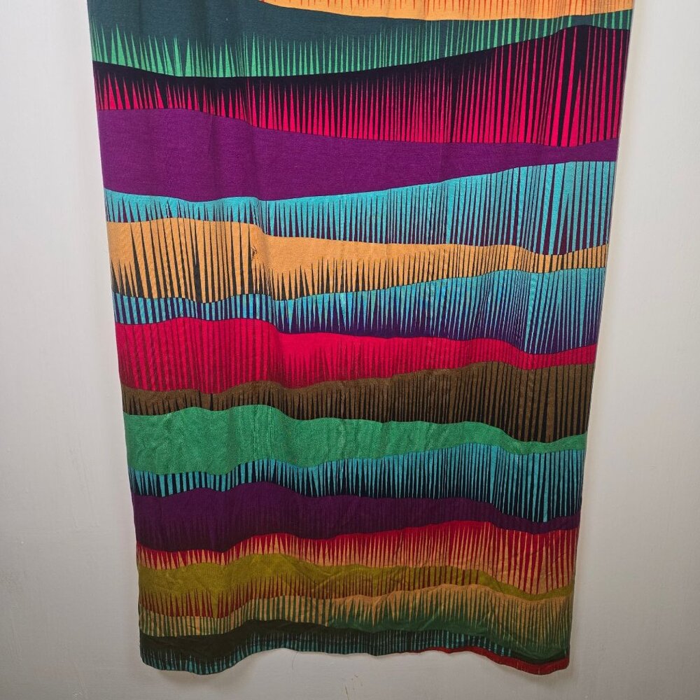 Trina Turk Rainbow Desert Strapless Maxi Dress Sz M - Picture 4 of 11